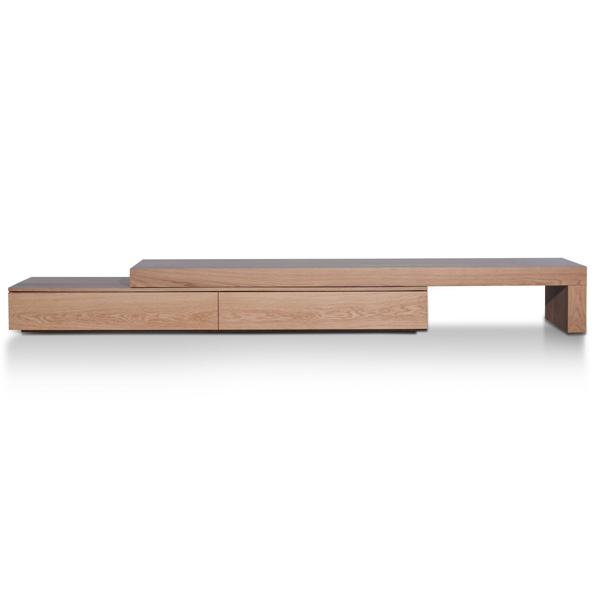 Katherine Extendable TV Stand - Natural Oak - TV Units