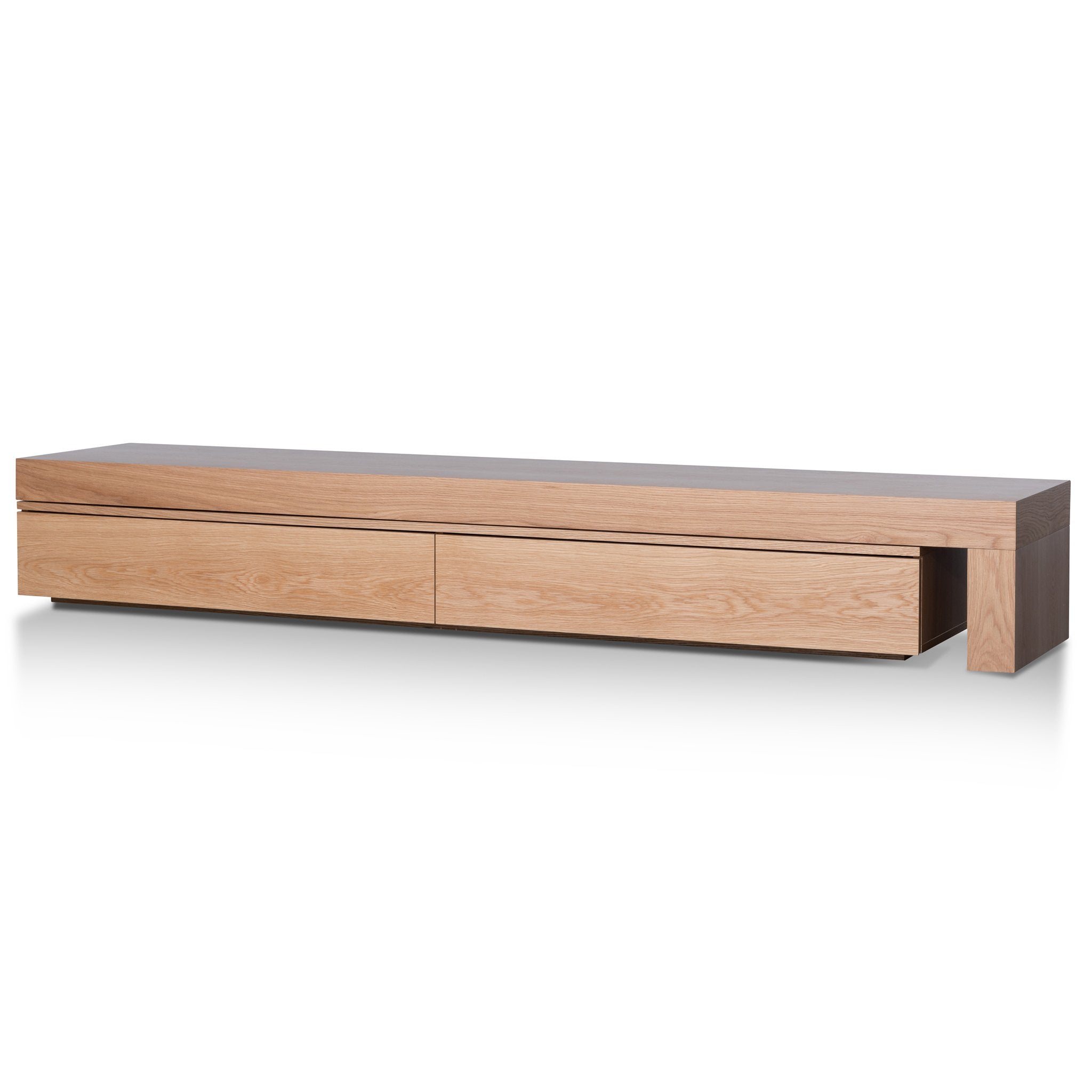 Katherine Extendable TV Stand - Natural Oak - TV Units