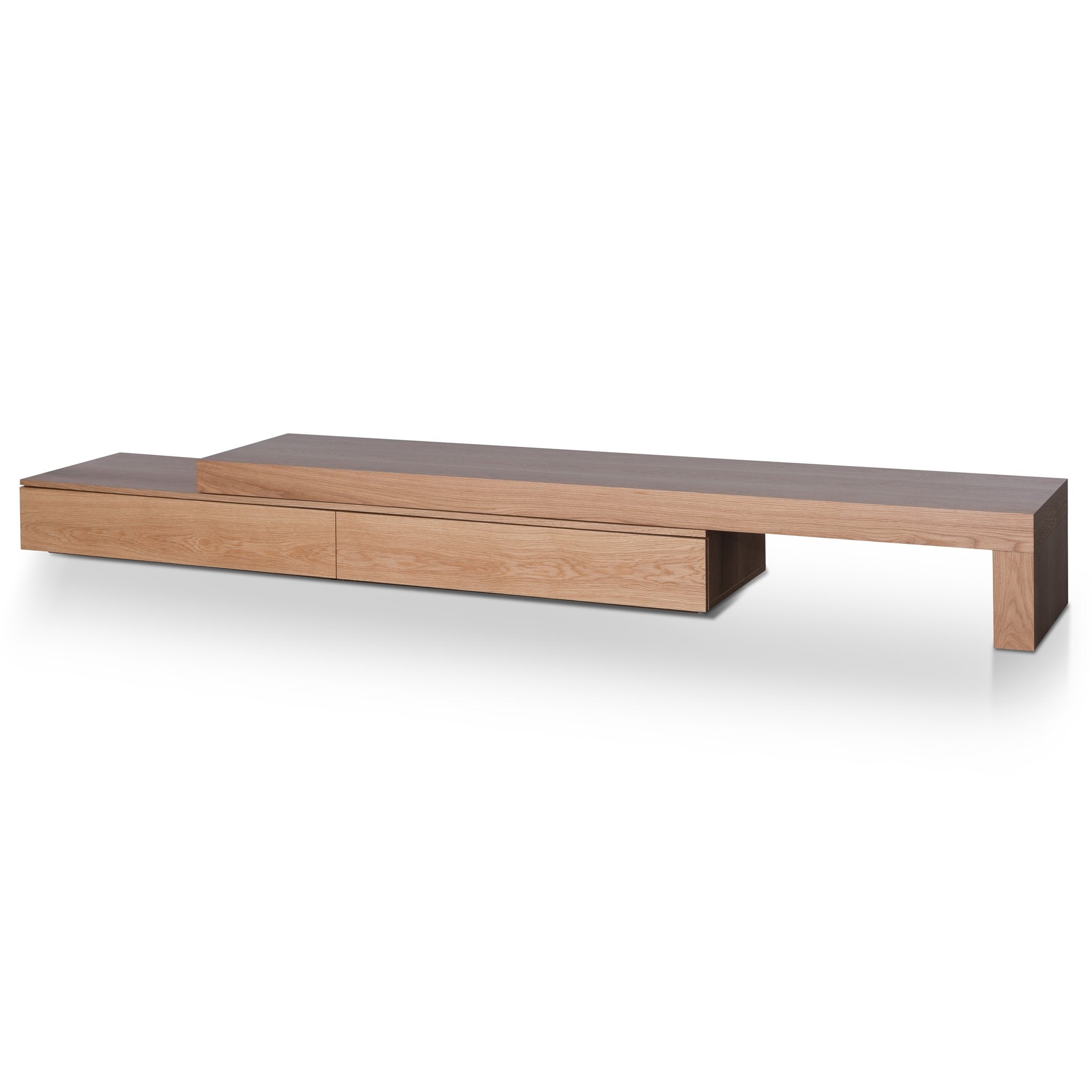 Katherine Extendable TV Stand - Natural Oak - TV Units