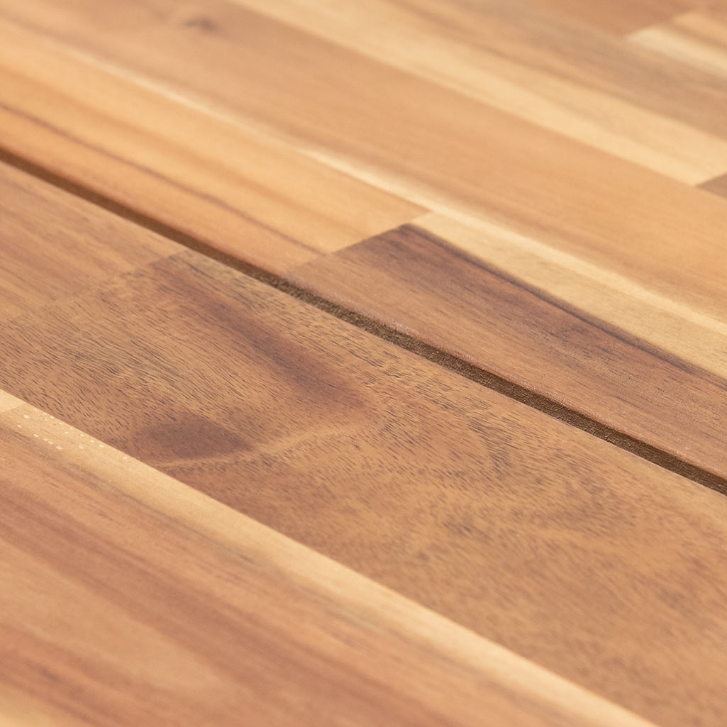 Kayla 2.1m Outdoor Dining Table - Natural with Black Leg - Dining Tables