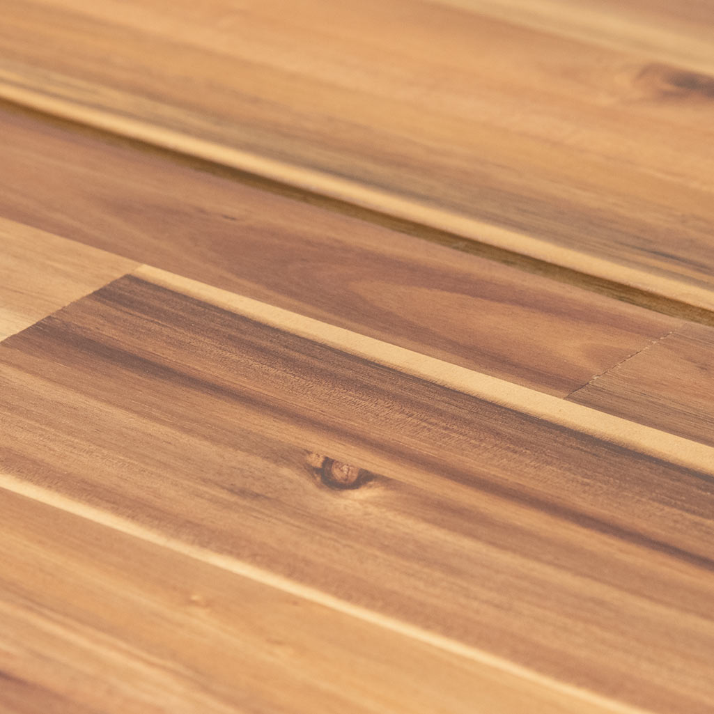 Kayla 2.1m Outdoor Dining Table - Natural with Black Leg - Dining Tables