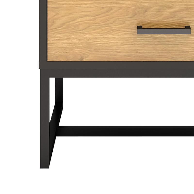 Keith Timber Bedside Table - Natural - Bedside Tables