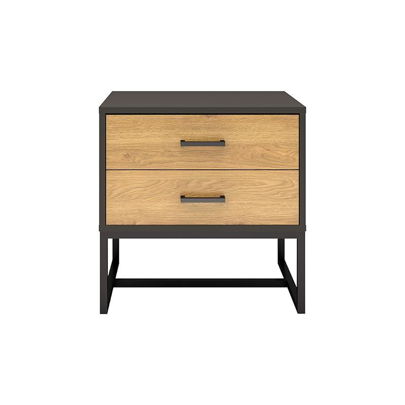 Keith Timber Bedside Table - Natural - Bedside Tables