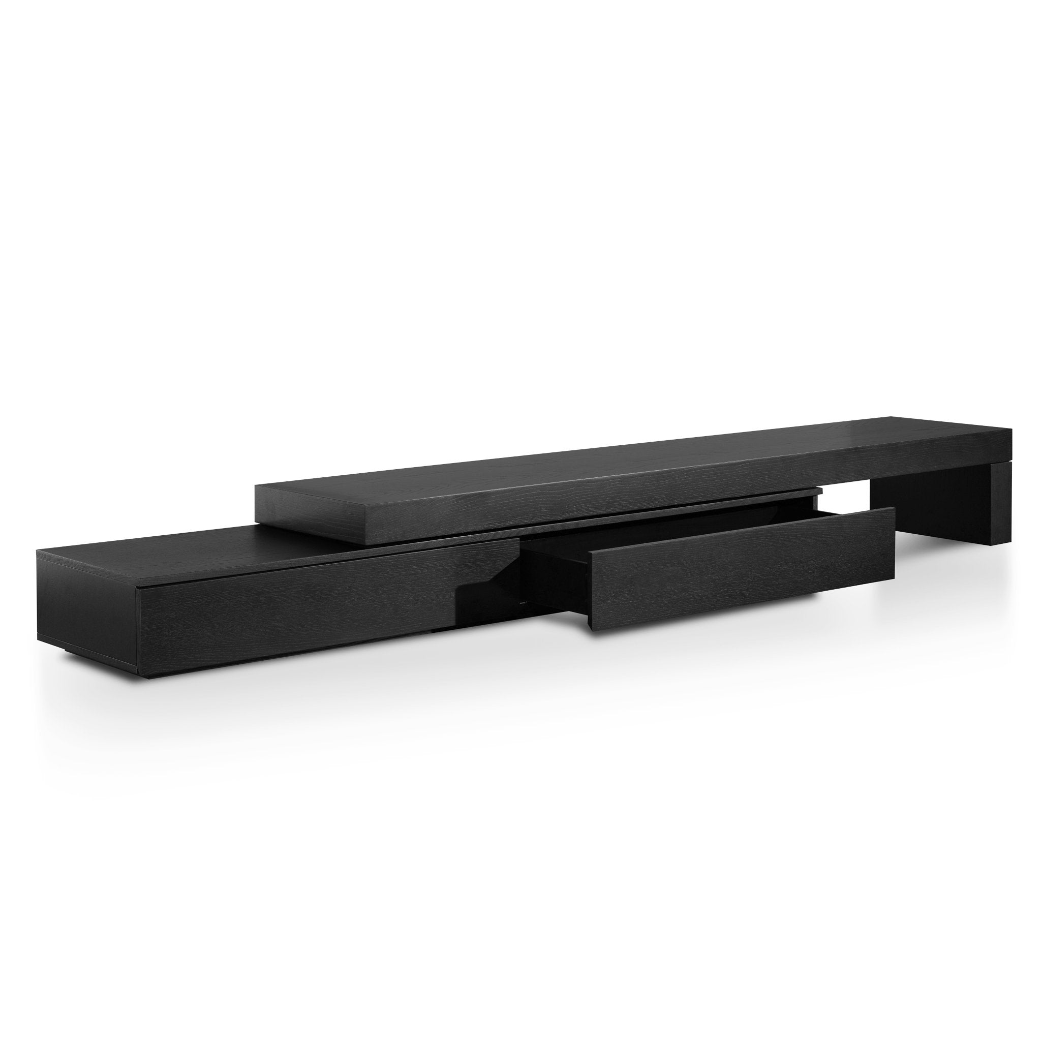 Kennedy Extendable TV Stand - Black Oak - TV Units