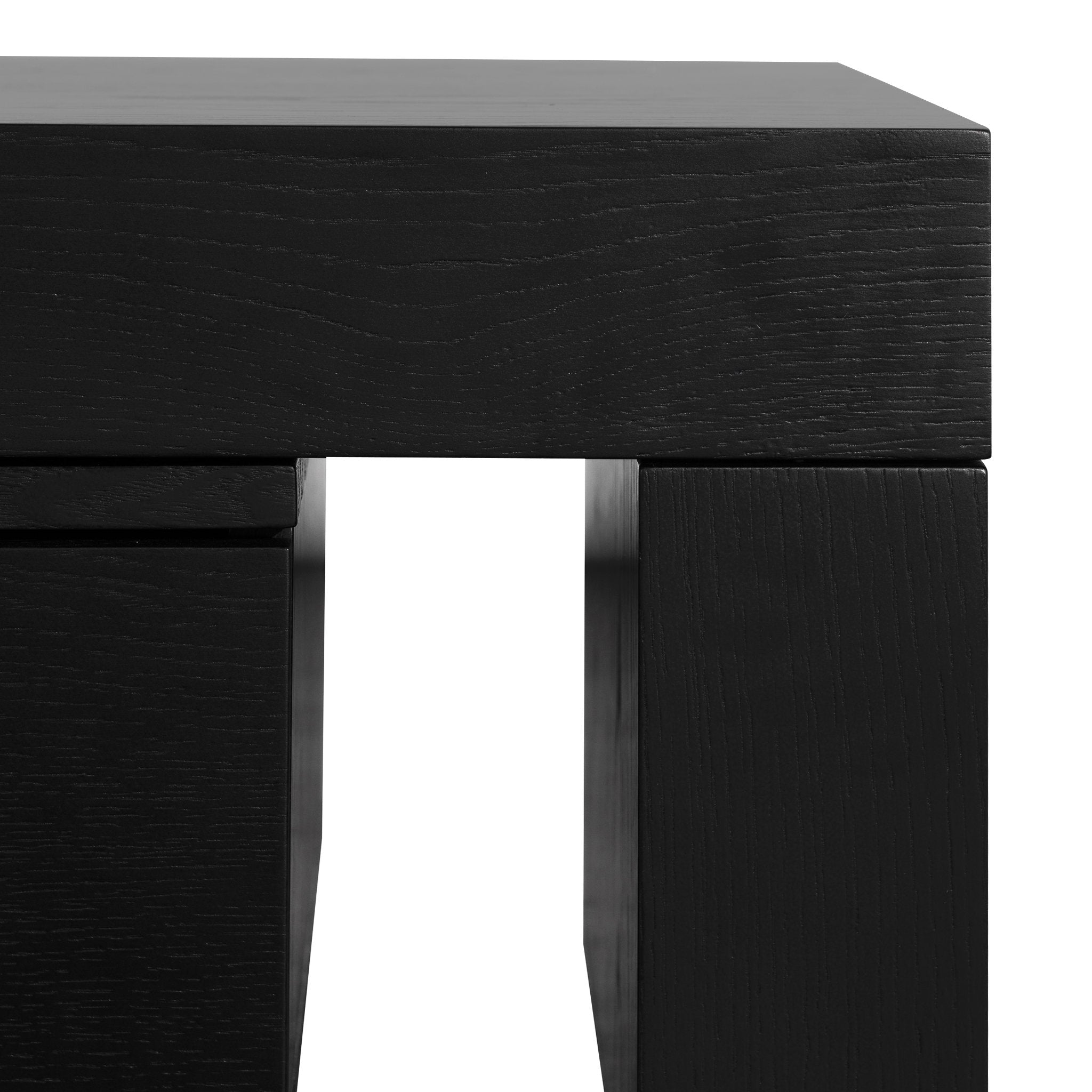 Kennedy Extendable TV Stand - Black Oak - TV Units