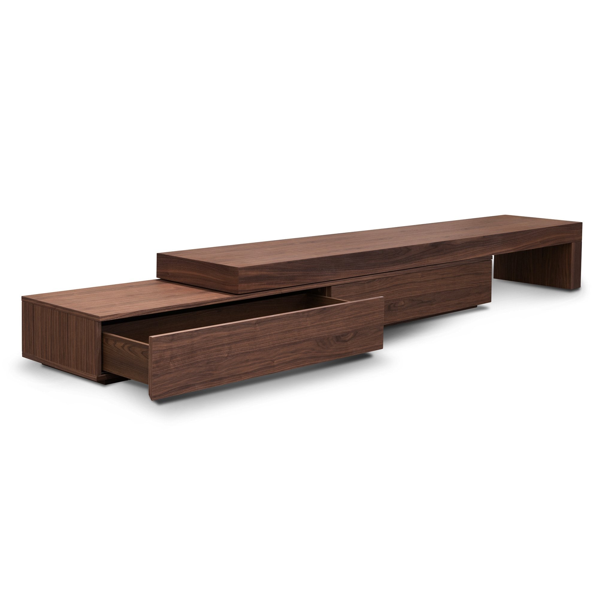Kennedy Extendable TV Stand - Walnut - TV Units