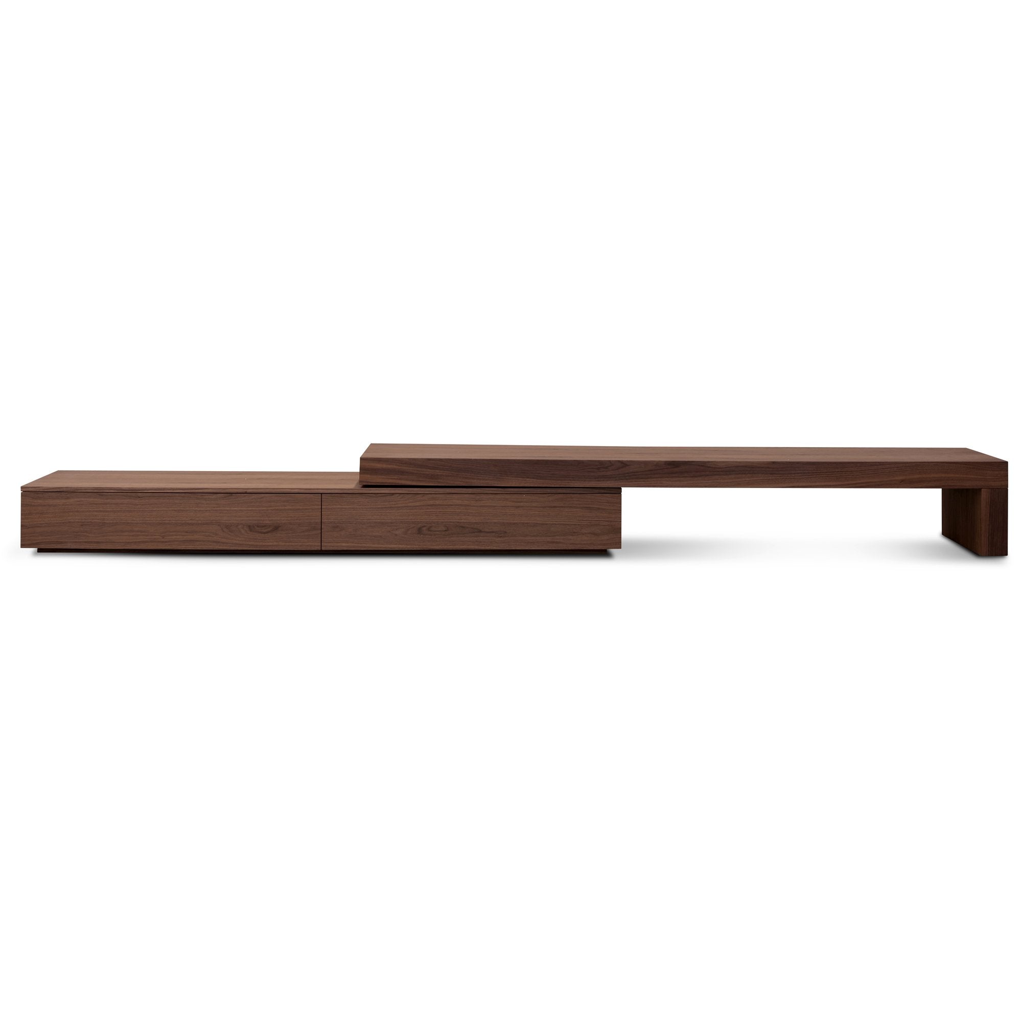 Kennedy Extendable TV Stand - Walnut - TV Units