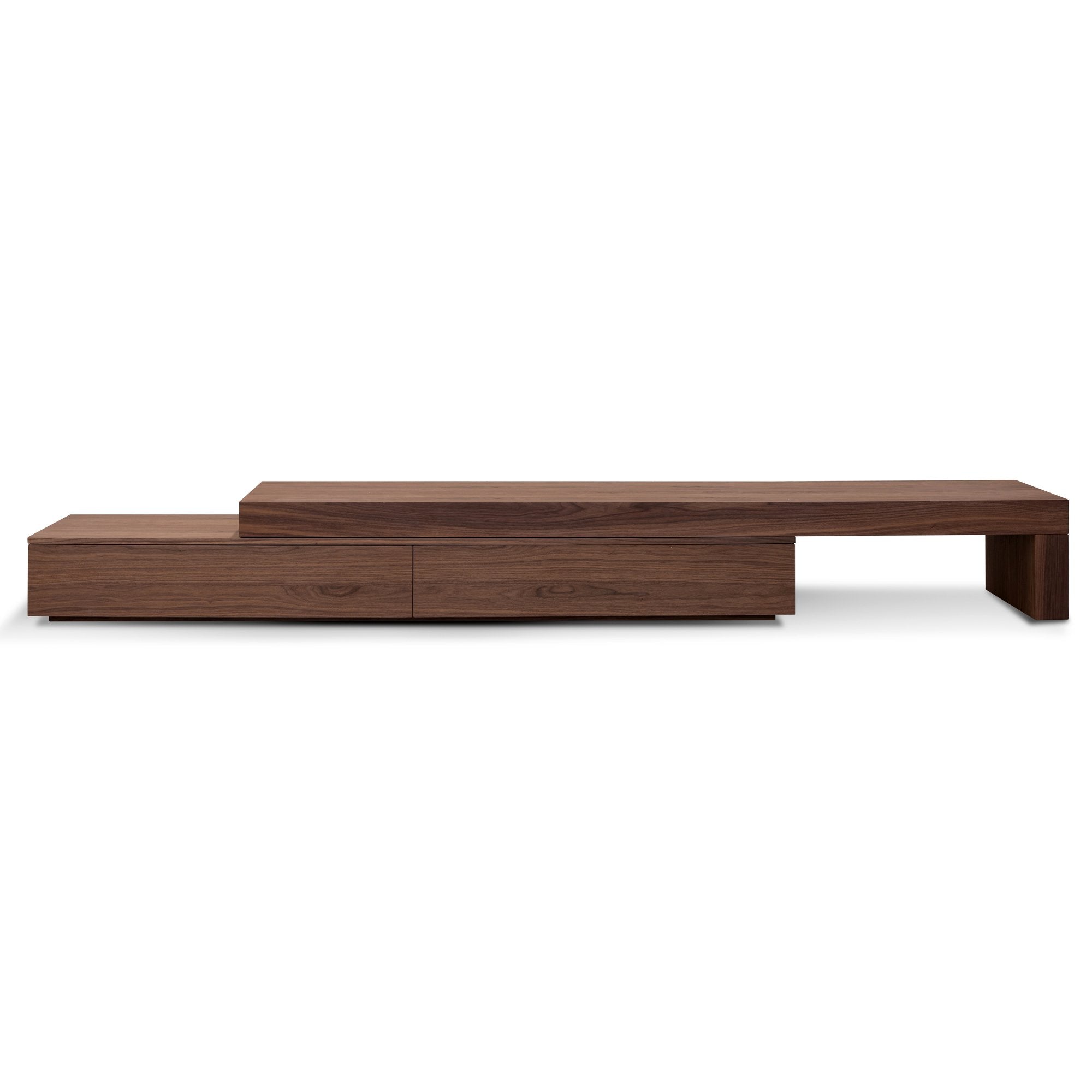 Kennedy Extendable TV Stand - Walnut - TV Units