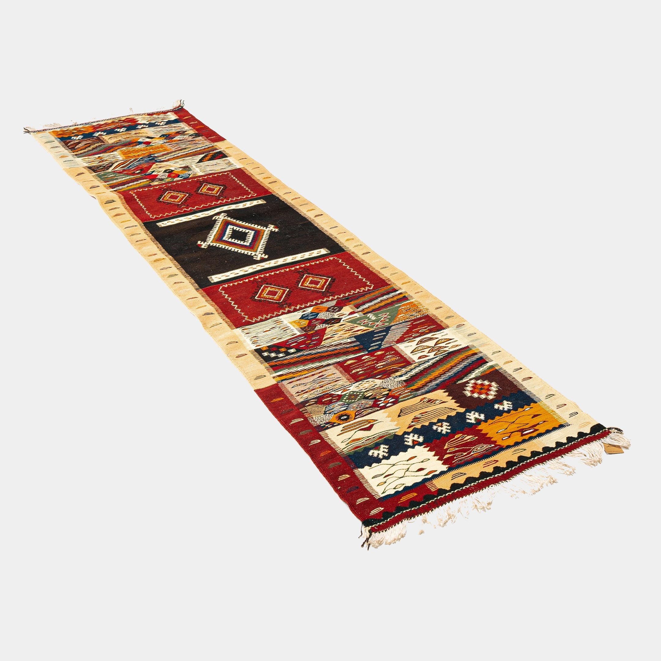 Kilim Runner- Sahara Dunes Multicolour - Berber Kilim