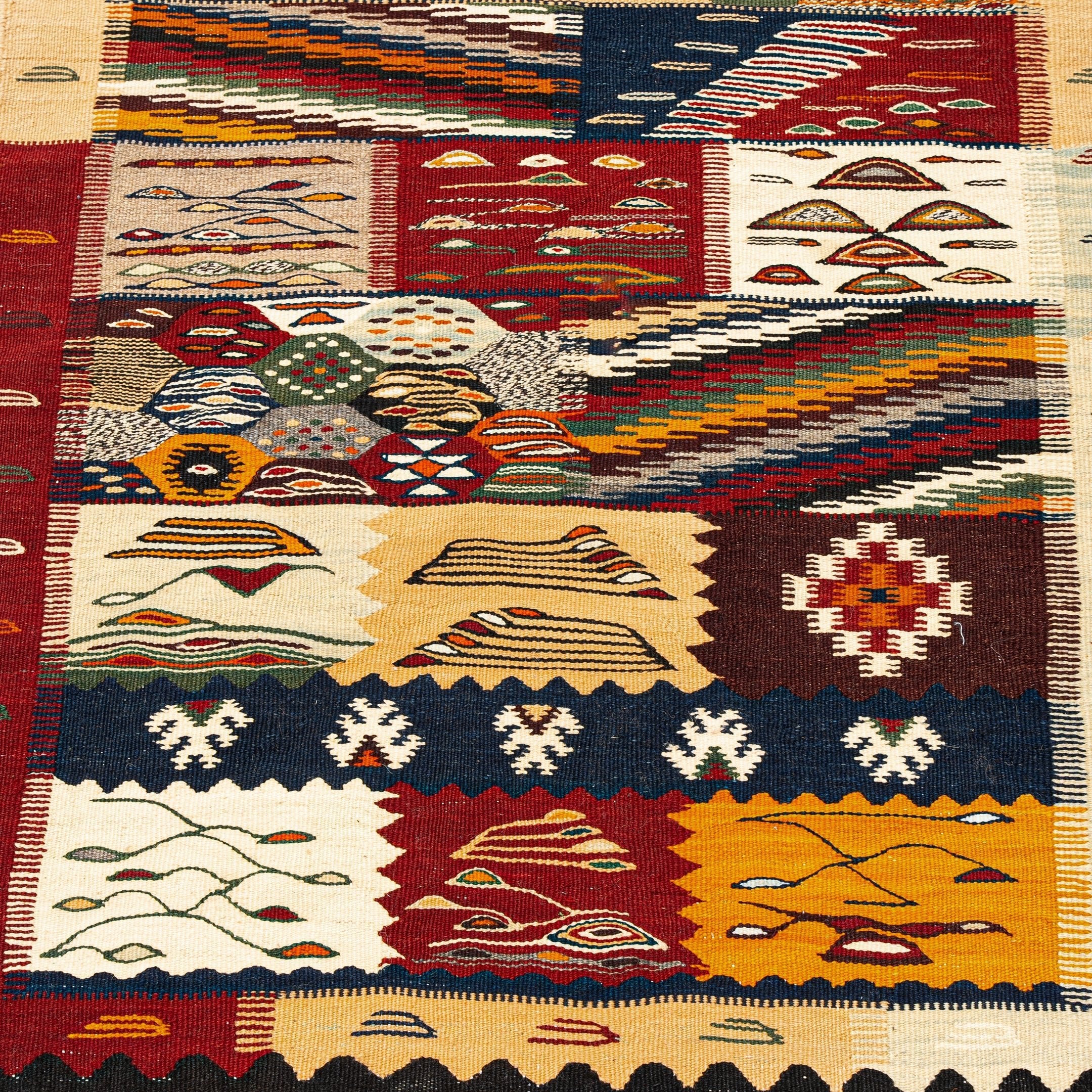 Kilim Runner- Sahara Dunes Multicolour - Berber Kilim