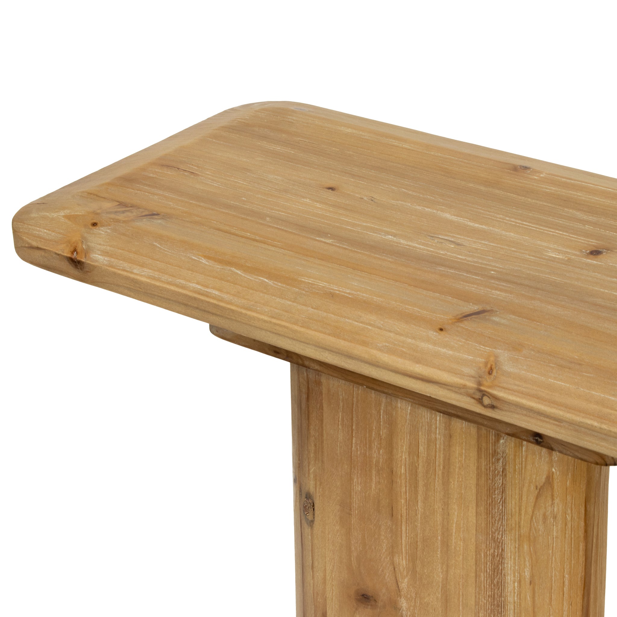 Layla 1.8m Wooden Console Table - Natural - Console