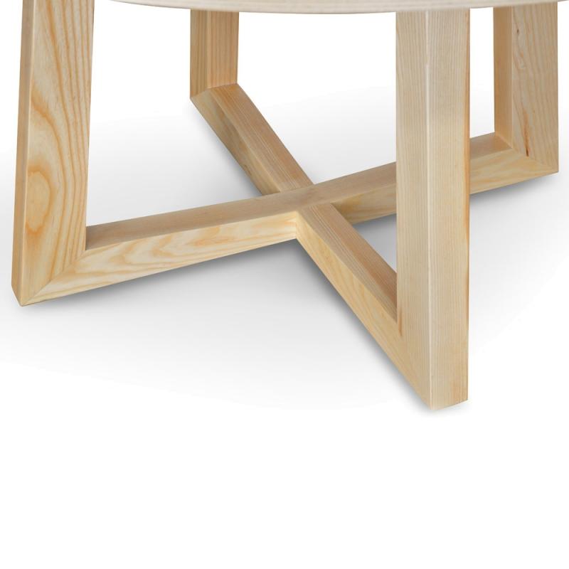 Leo 1.5m Round Wooden Dining Table - Natural - Dining Tables