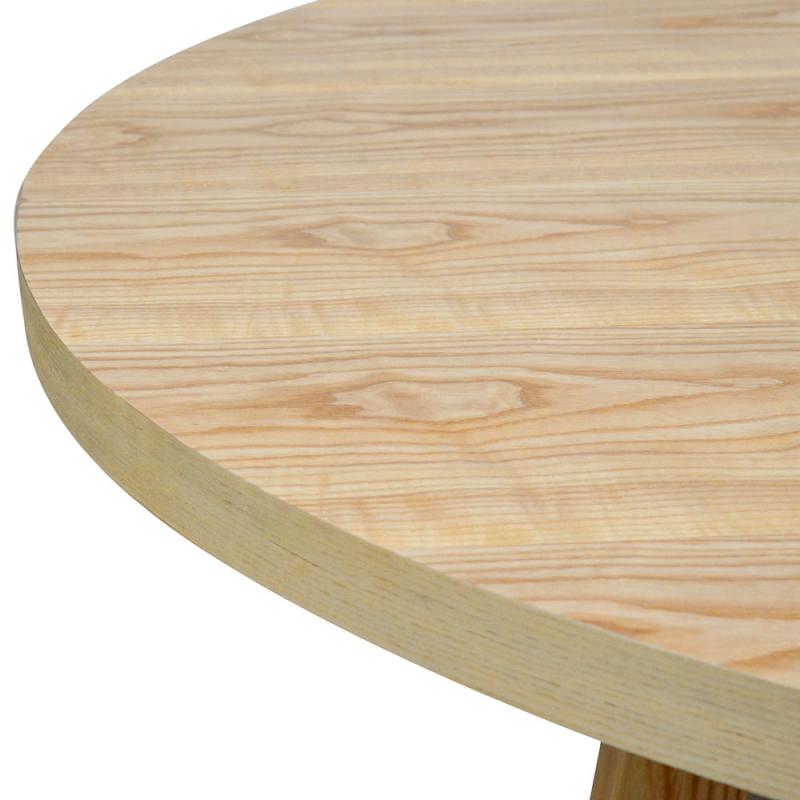 Leo 1.5m Round Wooden Dining Table - Natural - Dining Tables