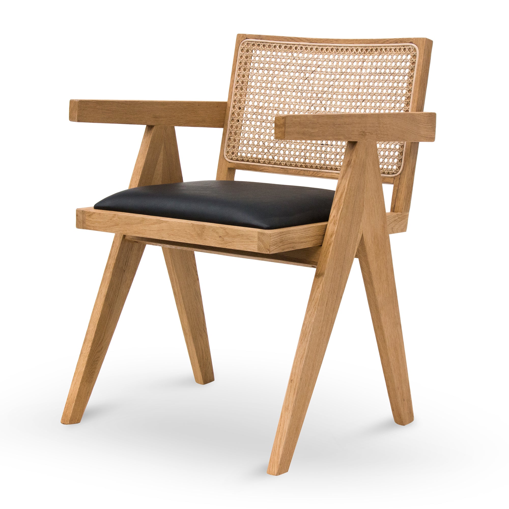 Leo Rattan Dining Chair - Natural - Dining Chairs