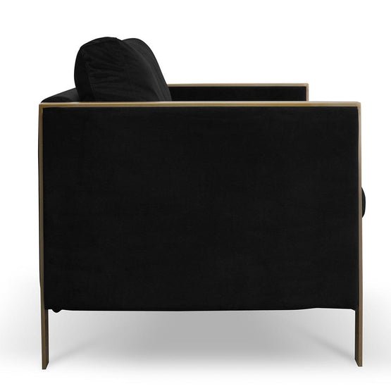 Leona Armchair Black Velvet - Armchairs