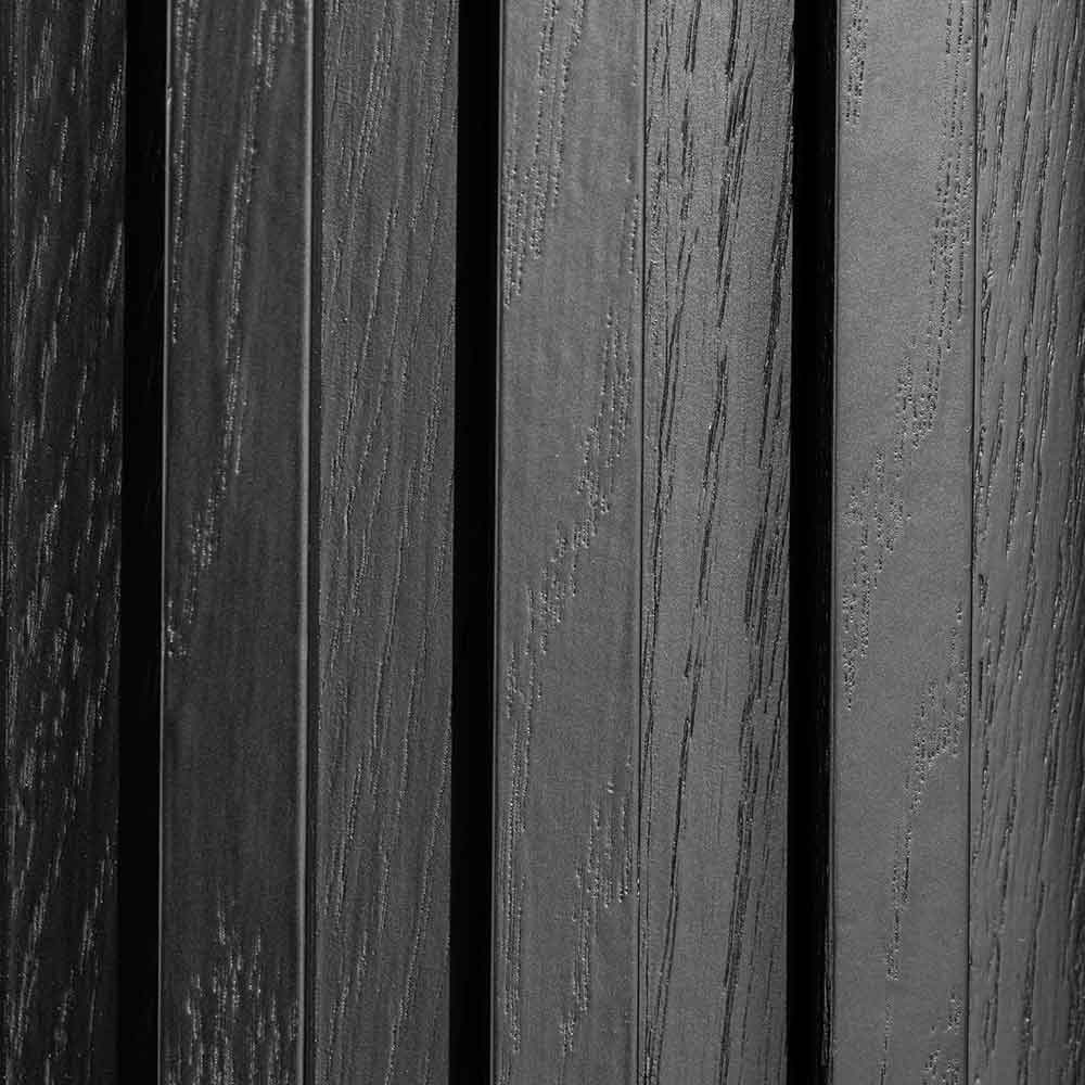 Leonardo 1.2m Grey Glass Round Dining Table - Black - Dining Tables