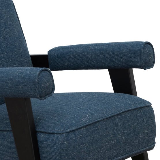 Liam Armchair - Dark Blue - Armchairs