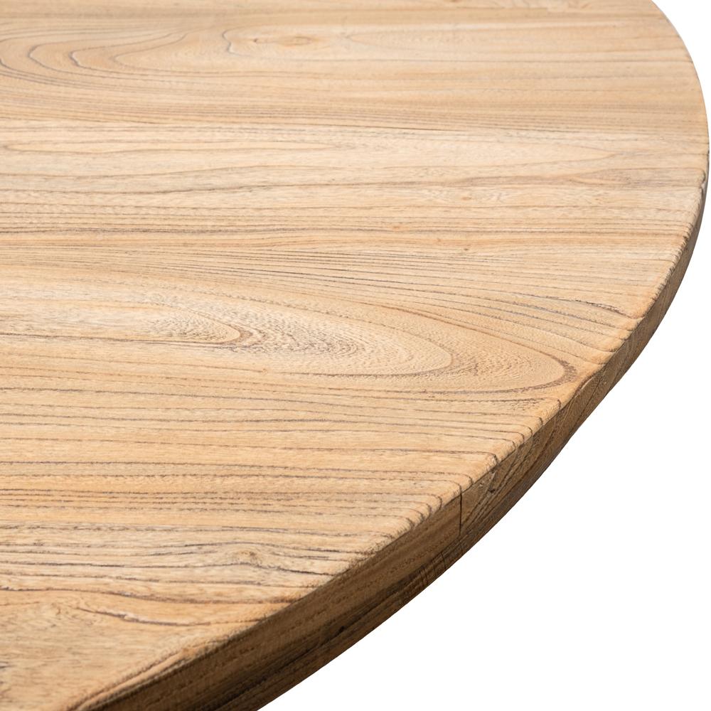 Liam Reclaimed 1.4m Round Dining Table - Rustic Natural - Dining Tables