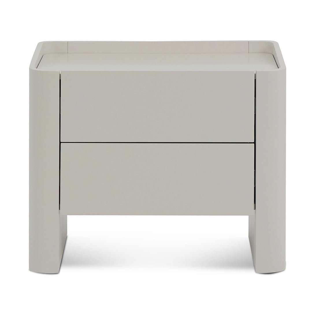 Lila Bedside Table - Light Grey - Bedside Tables