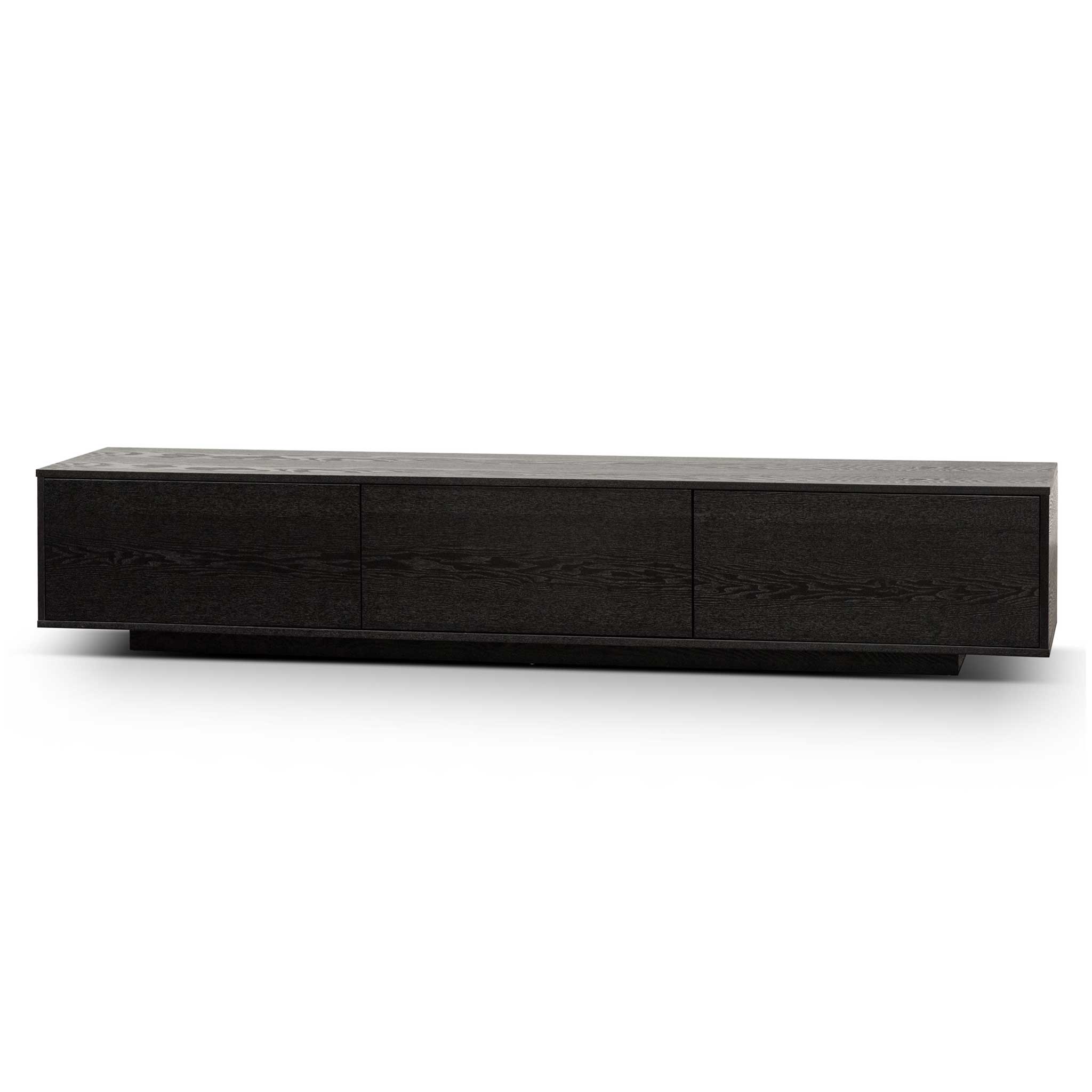 Lila Wooden Entertainment Unit - Full Black - TV Units