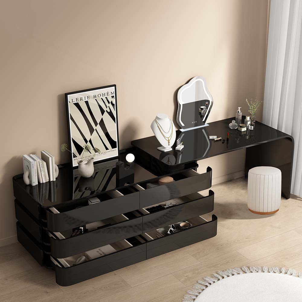 Lily Retractable Makeup Vanity Table Set - Make-Up Vanity