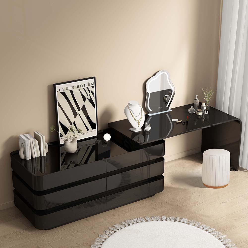 Lily Retractable Makeup Vanity Table Set - Make-Up Vanity