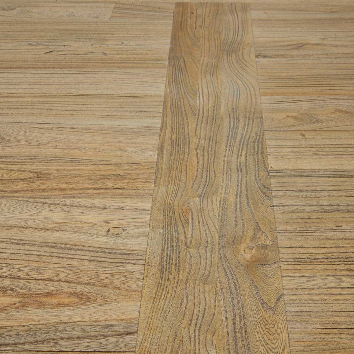 Lima Oak Wood Dining Table 2.4m - Rustic Natural - Dining Tables