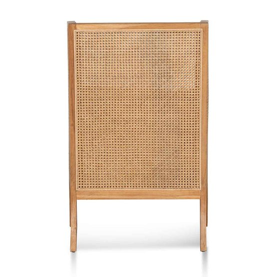 Lucas Wingback Rattan Armchair - Distress Natural - Sand White - Armchairs