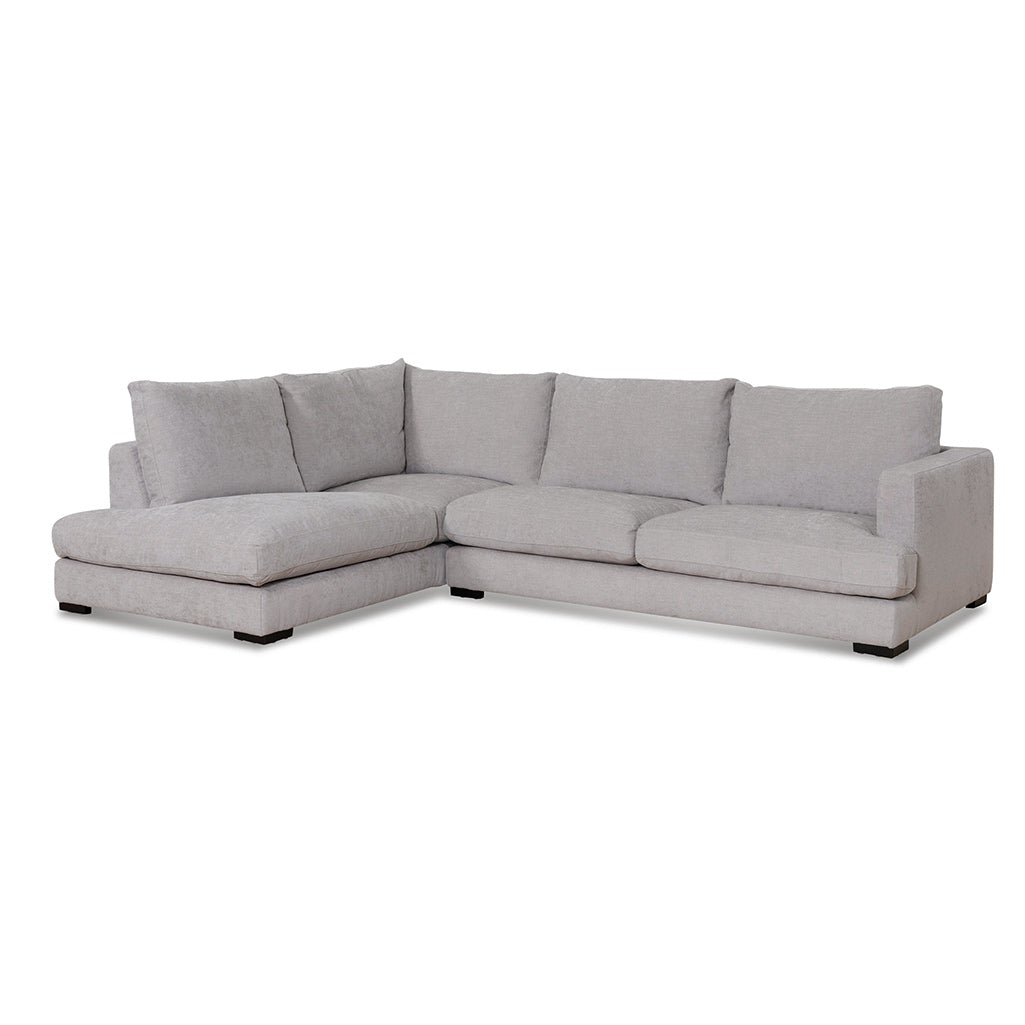 Lucinda 4S Left Chaise Sofa - Oyster Beige - Sofas