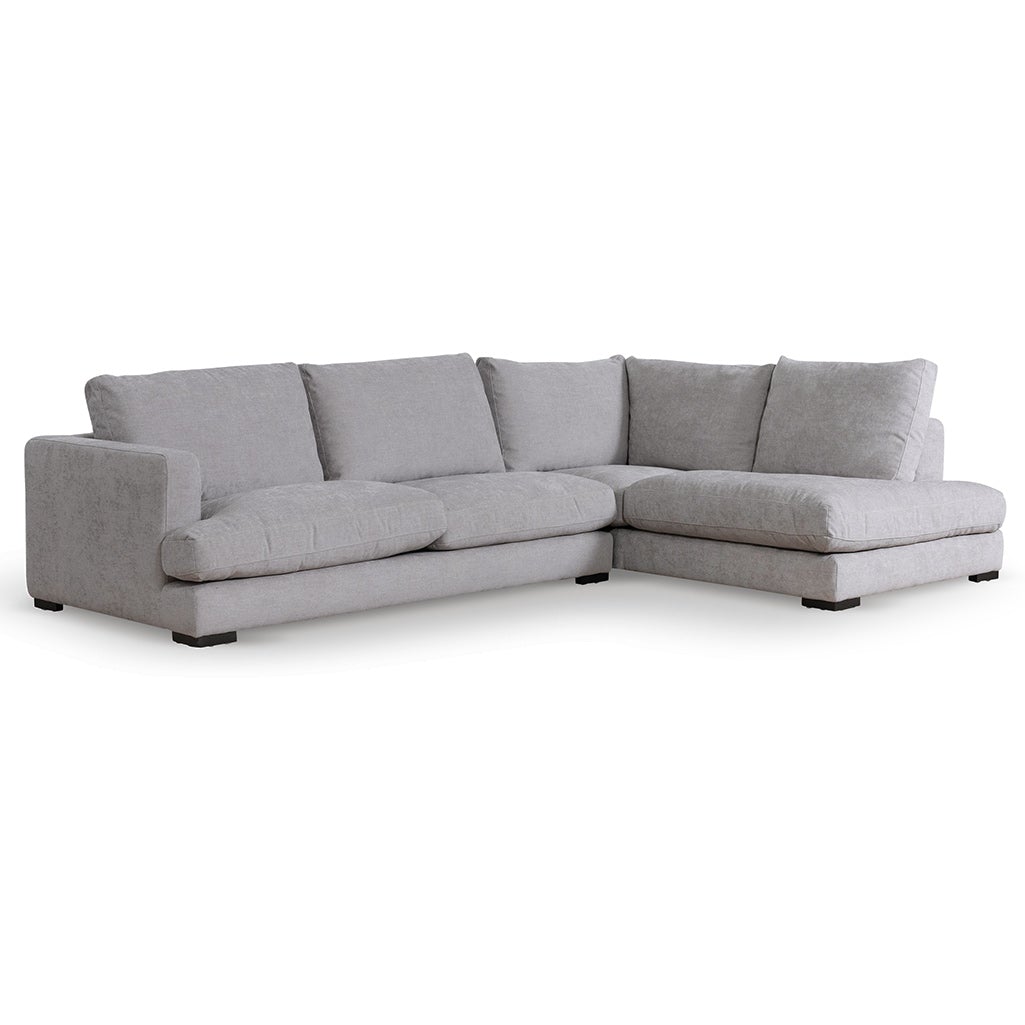 Lucinda 4S Right Chaise Sofa - Oyster Beige - Sofas