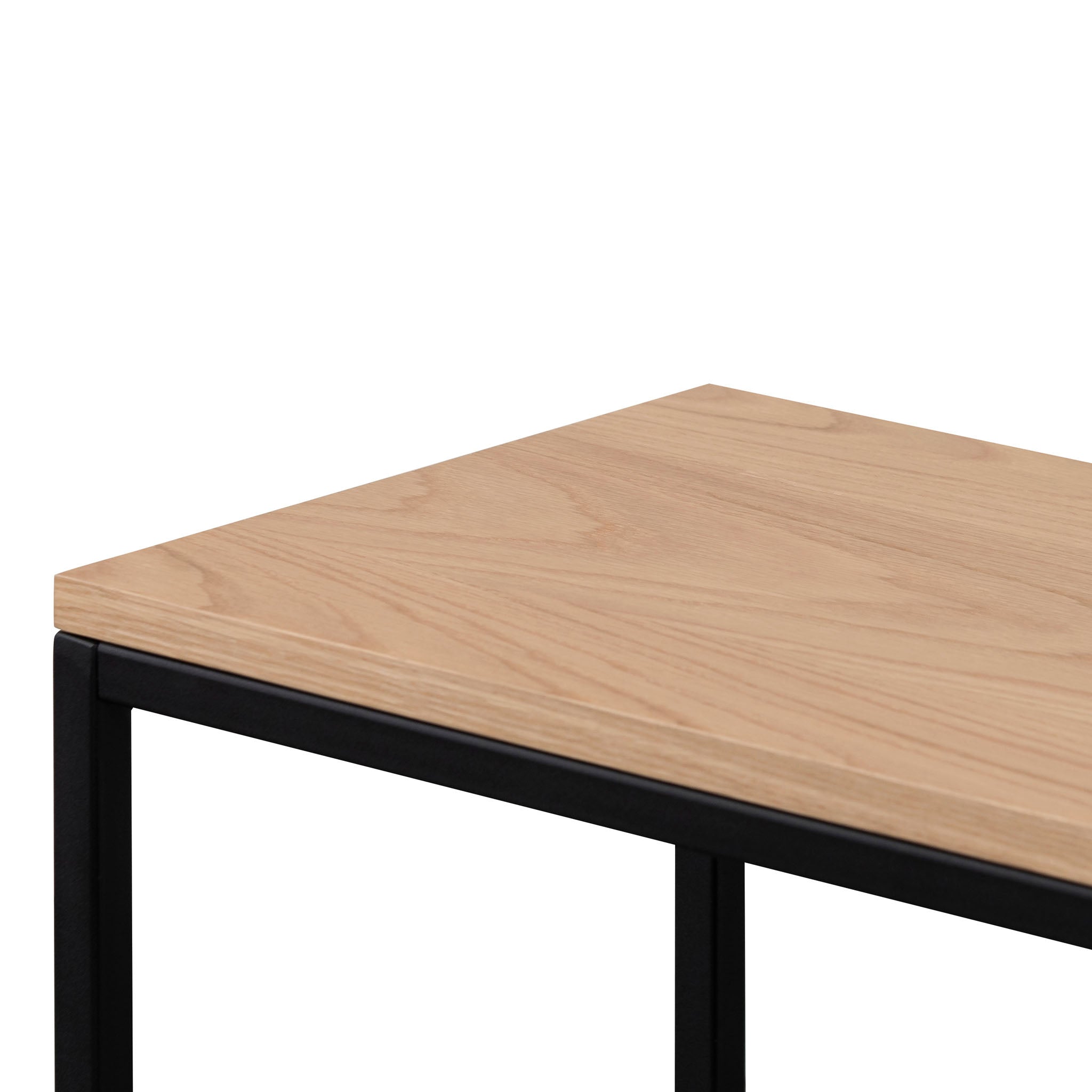 Luna 1.6m Console Table - Natural Top - Console