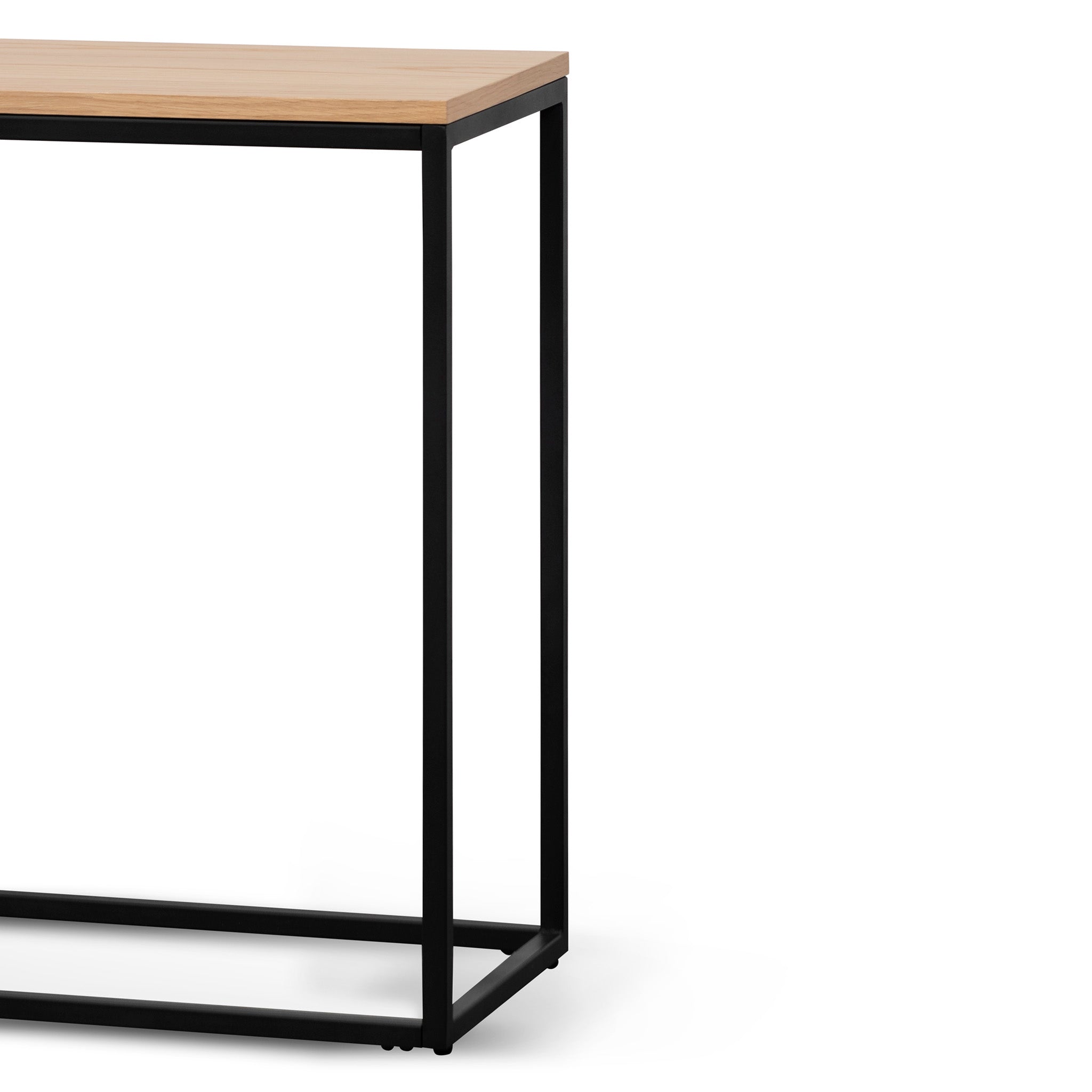 Luna 1.6m Console Table - Natural Top - Console