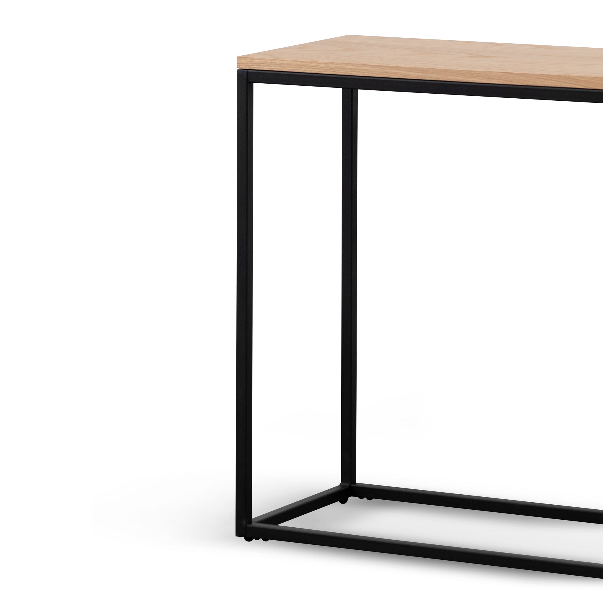 Luna 1.6m Console Table - Natural Top - Console