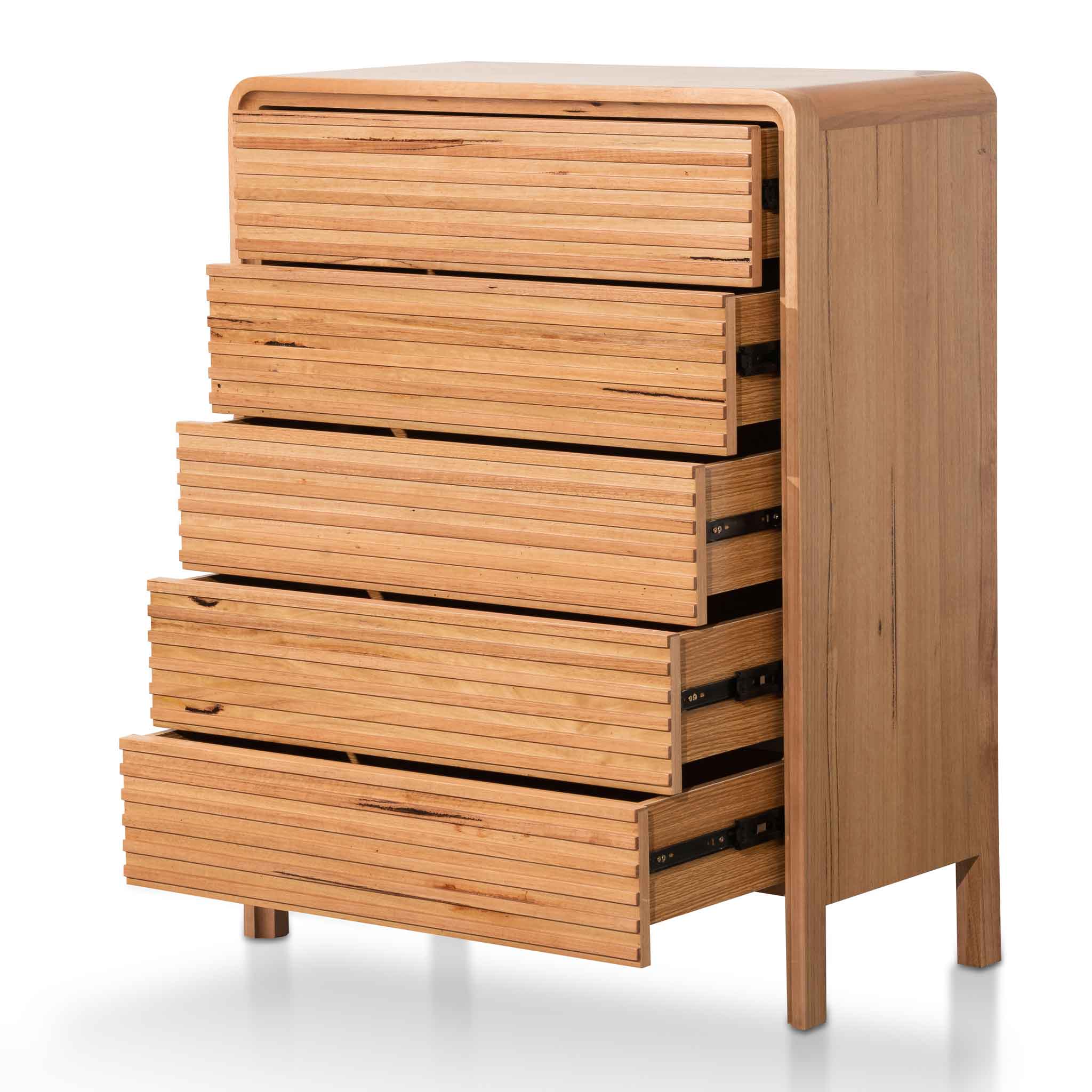 Luna Tallboy Drawer Chest - Messmate - Dressers