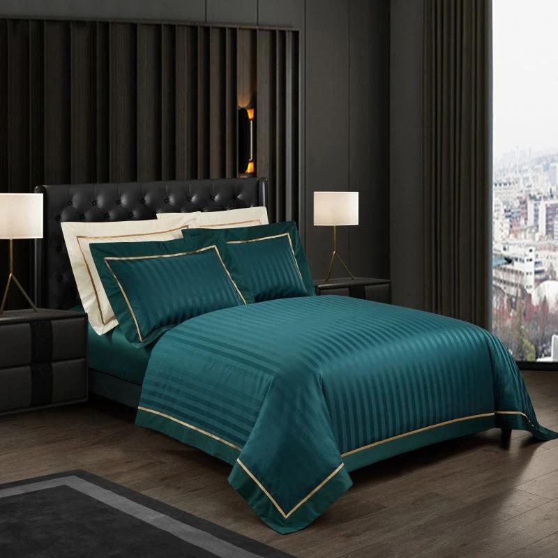 Luxurious 1200-Thread-Count Green Duvet Cover Set (Egyptian Cotton) - Duvet Covers
