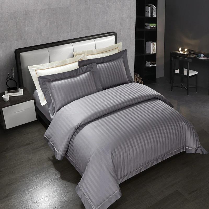 Luxurious 1200-Thread-Count Grey Duvet Cover Set (Egyptian Cotton) - Duvet Covers