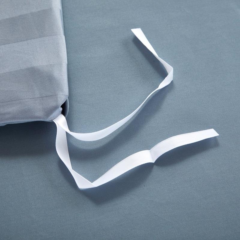 Luxurious 1200-Thread-Count Light Blue Duvet Cover Set (Egyptian Cotton) - Duvet Covers