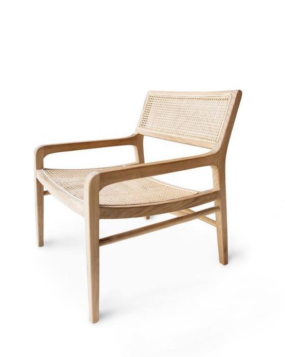 Marcel Teak Rattan Armchair - Natural - Armchairs