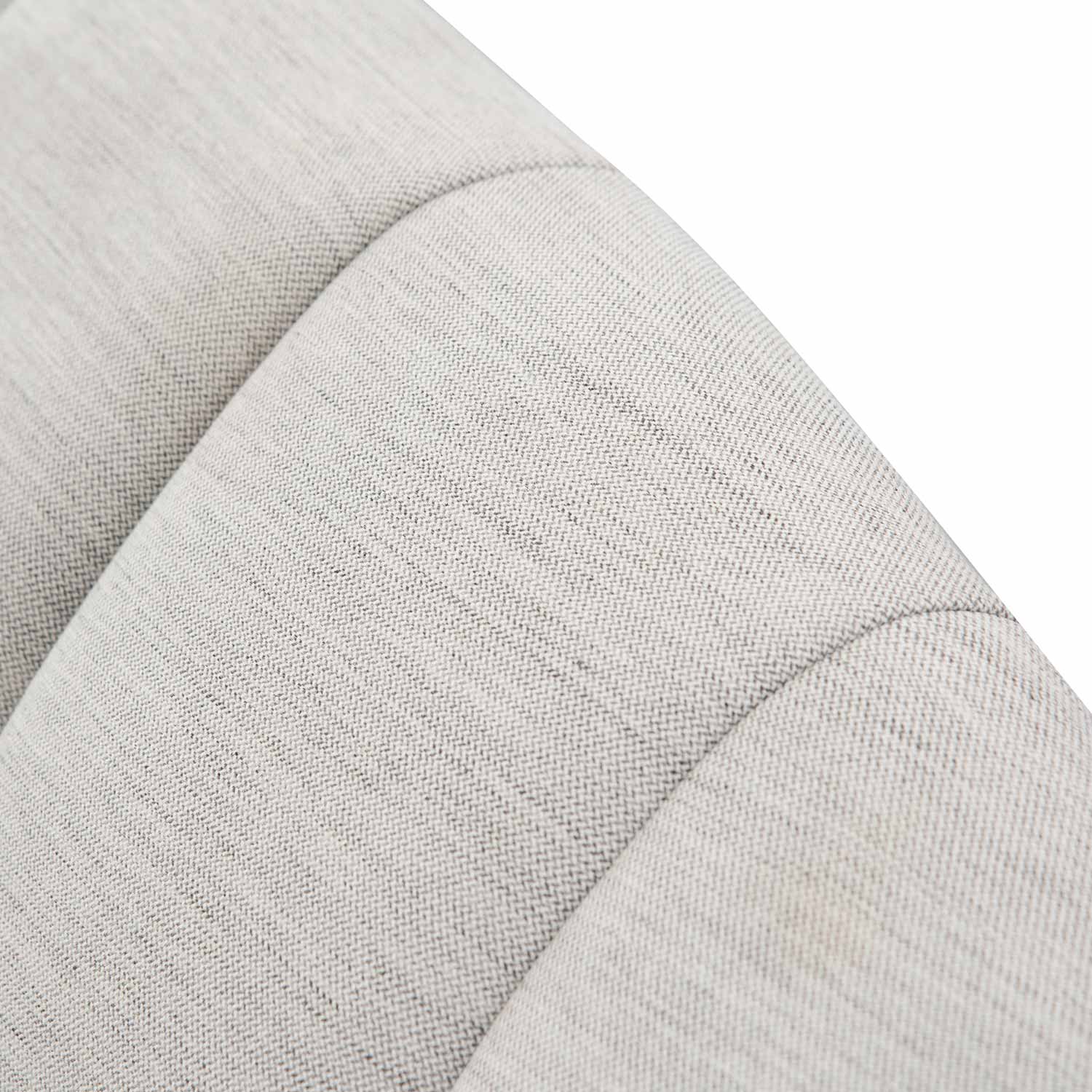 Maria Fabric Queen Bed - Pearl Grey - Beds