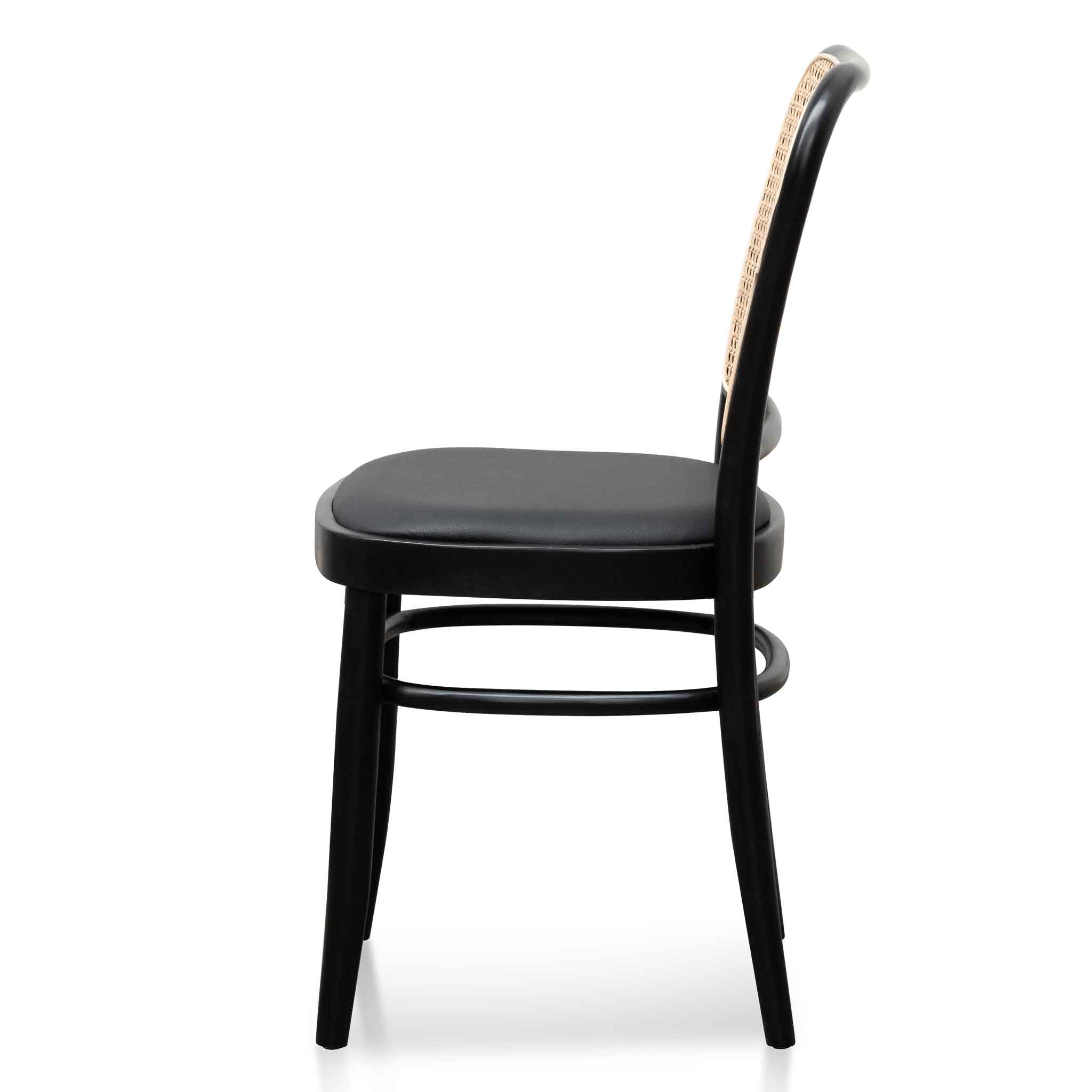 Mariam Cushion Dining Chair - Full Black - Dining Chairs