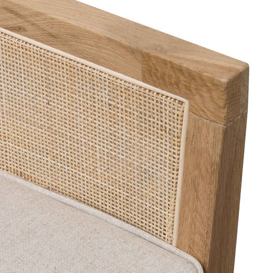 Marinin Rattan Armchair - Distress Natural and Sand White - Armchairs