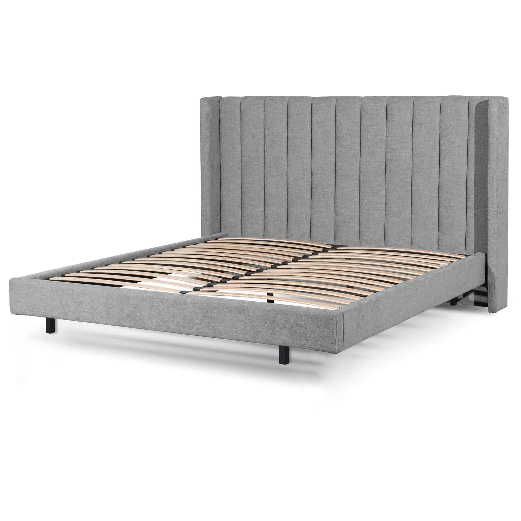 Mark Queen Bed Frame - Flint Grey - Beds