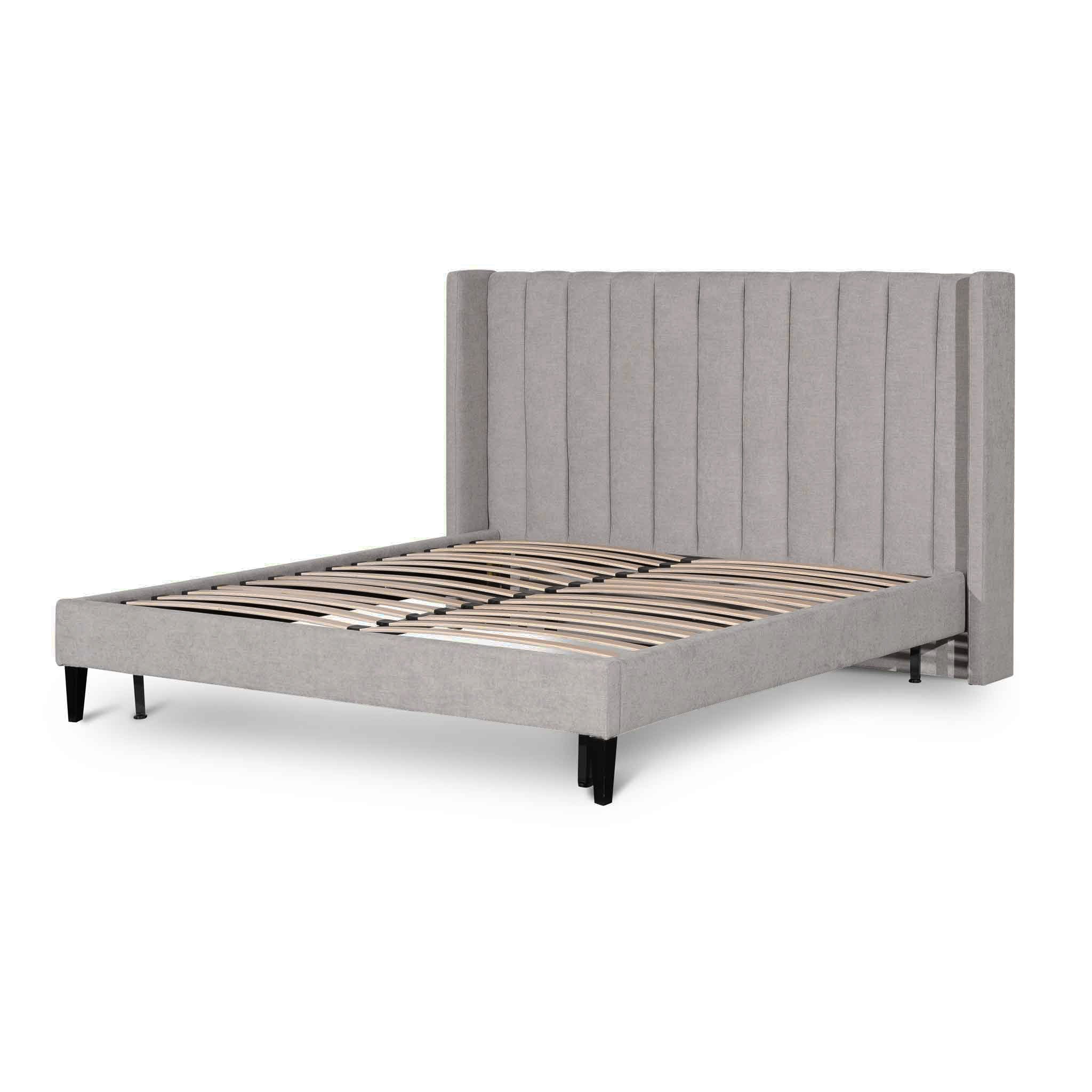 Mark Queen Bed Frame - Oyster Beige - Beds