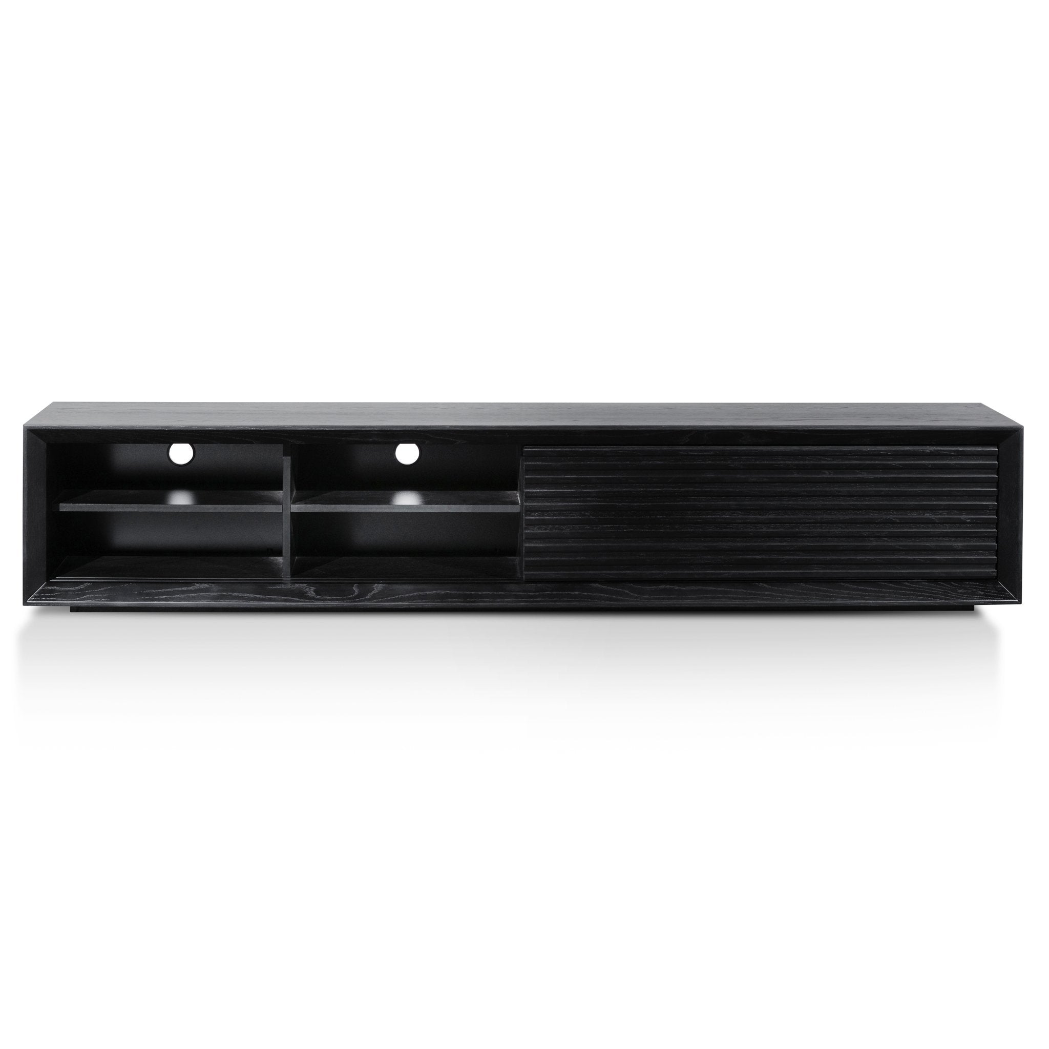 Marlowe Wooden TV Entertainment Unit - Black Oak - TV Units