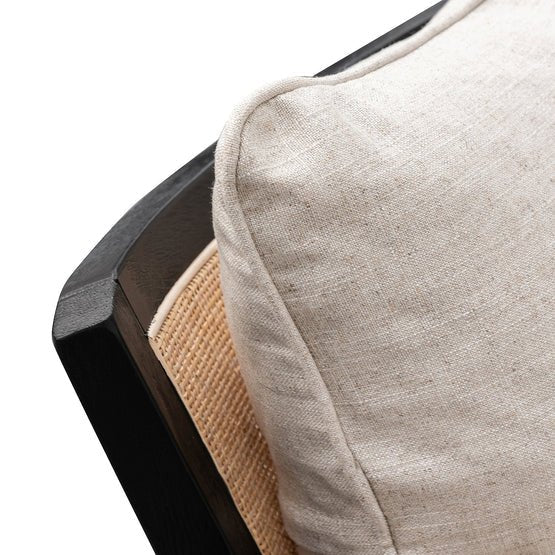 Martin Rattan Armchair With Sand White - Armchairs