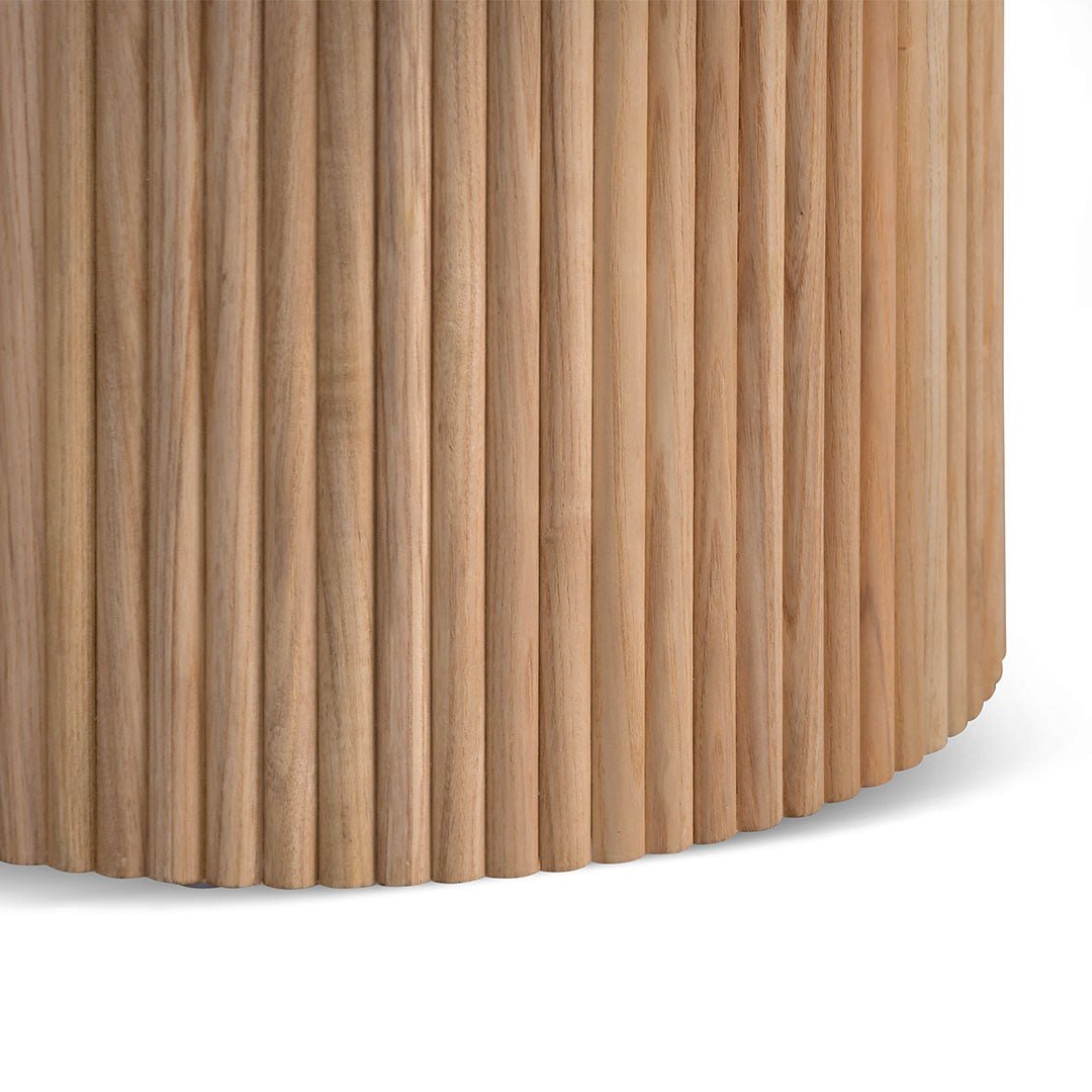 Mason Marble Top Oval Coffee Table - Coffee Table