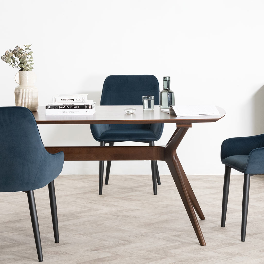 Maya 1.85m Dining Table - Walnut - Dining Tables