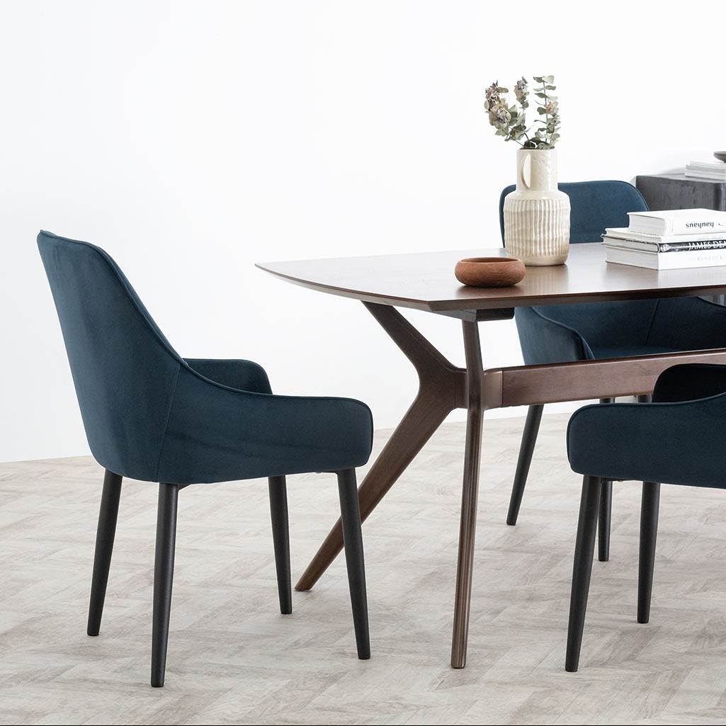 Maya 1.85m Dining Table - Walnut - Dining Tables