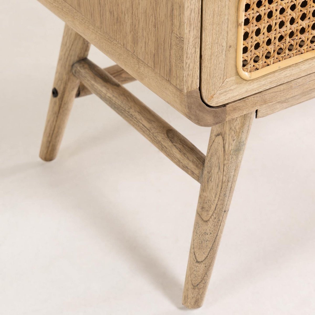 Maya Rattan Beech Tall Cabinet - Natural - Dressers