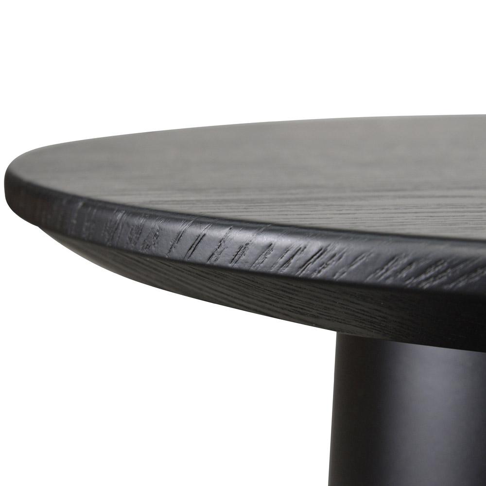 Maya Round Side Table - Full Black - Bedside Tables